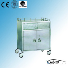 Stainless Steel Hospital Medical Anaesthetic Trolley (Q-31)